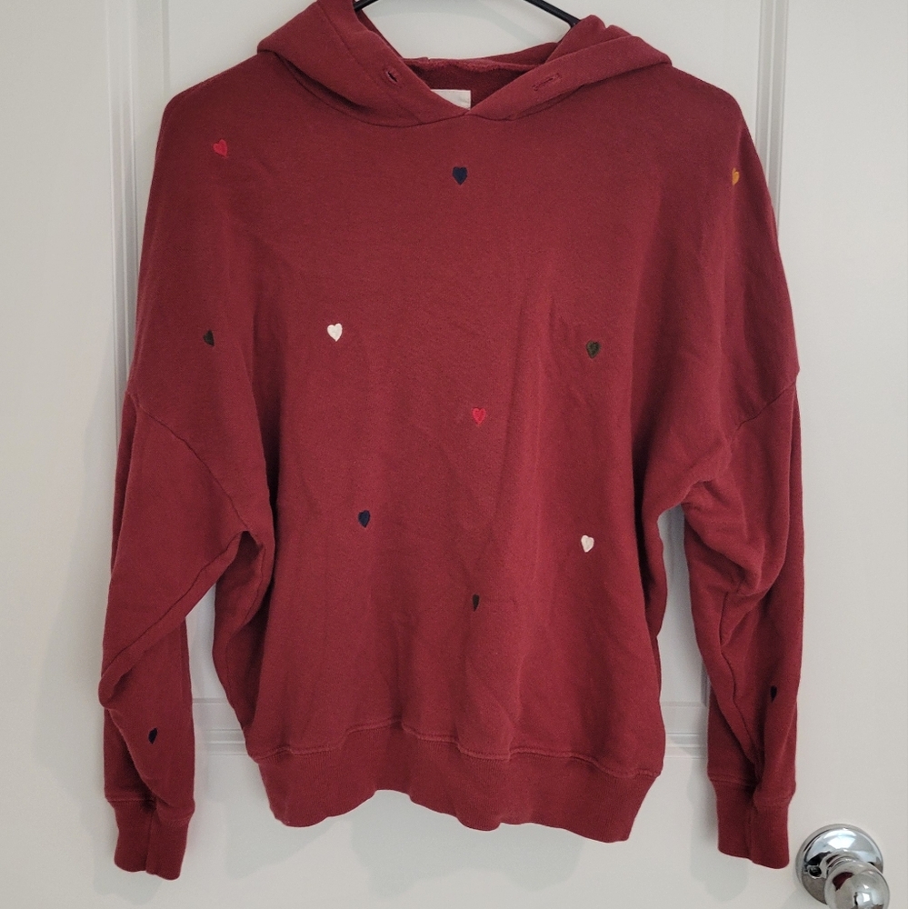 The Great The Teammate Hearts Hoodie Size 0
